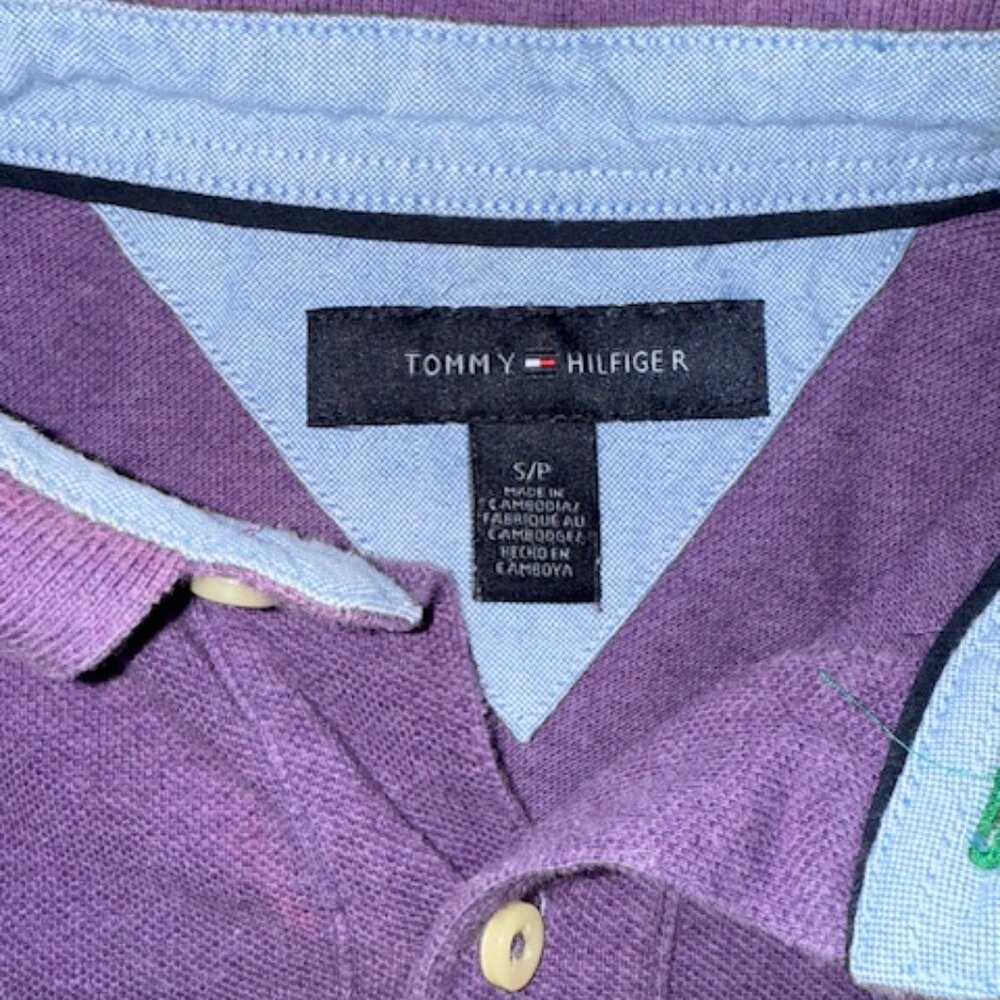 Tommy Hilfiger Purple Polo